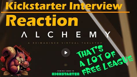 alchemy vtt kickstarter